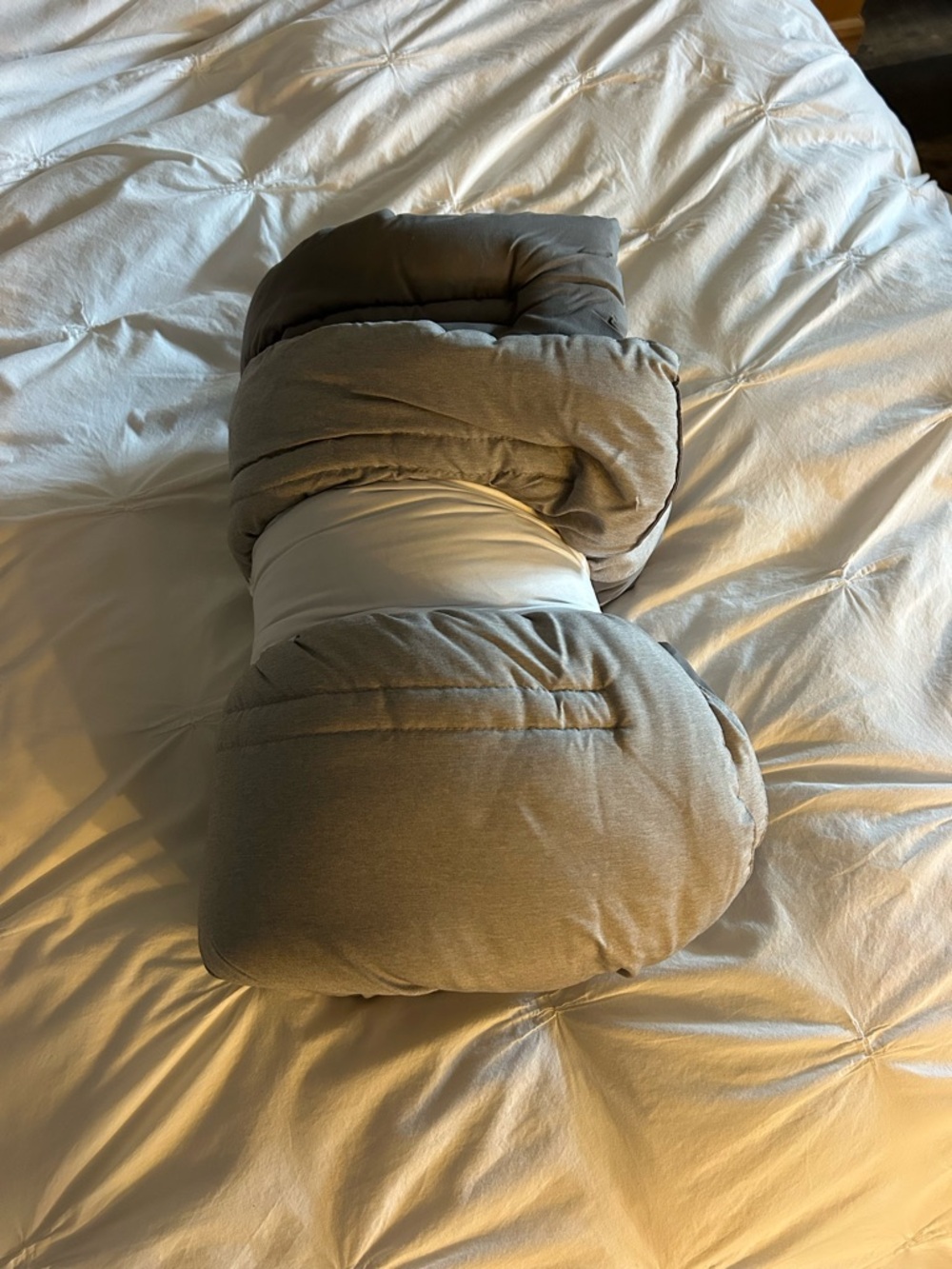 Target Gray Quilted Comforter - never used